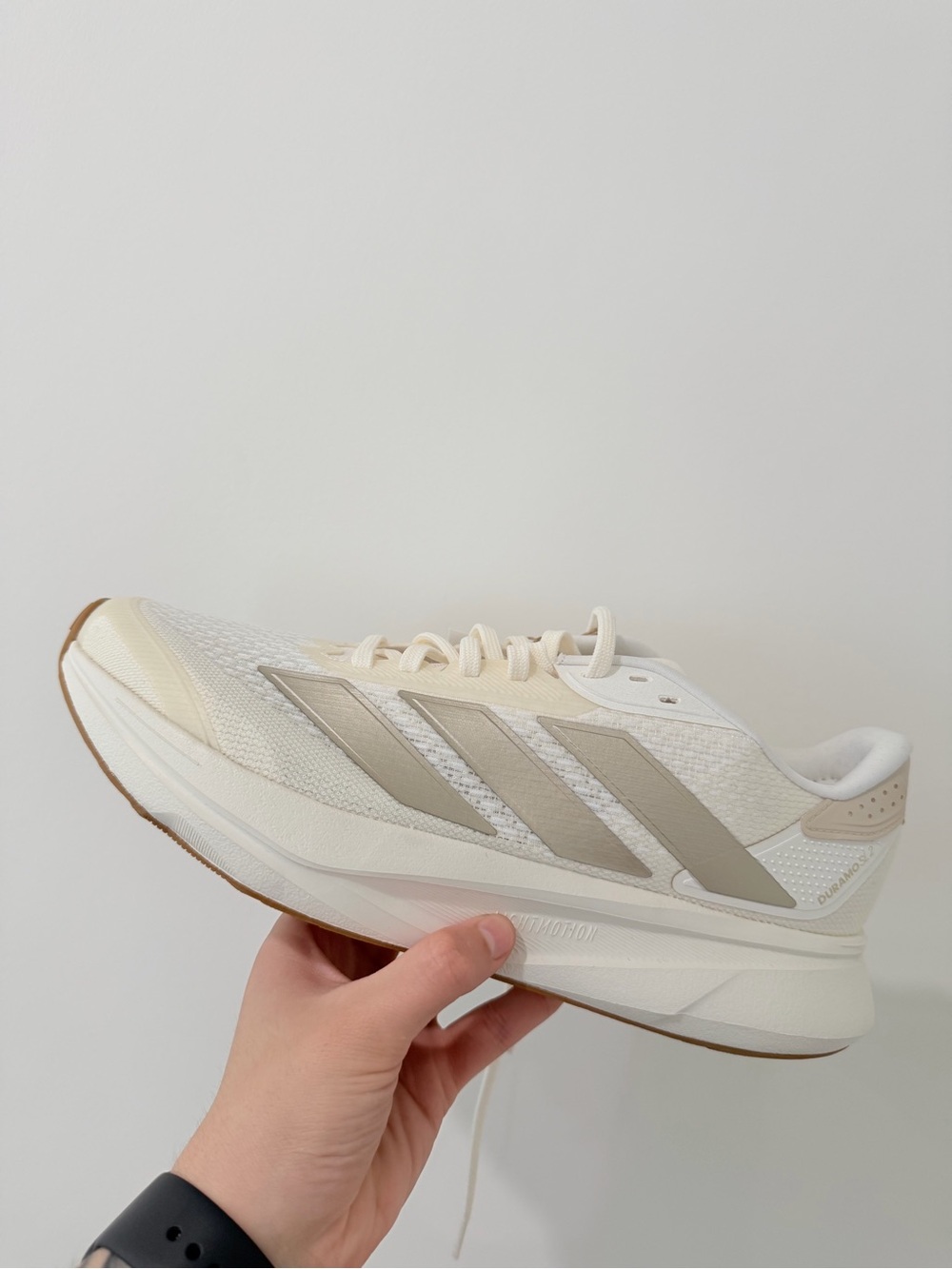 adidas Women's Cream and Tan Running Sneakers